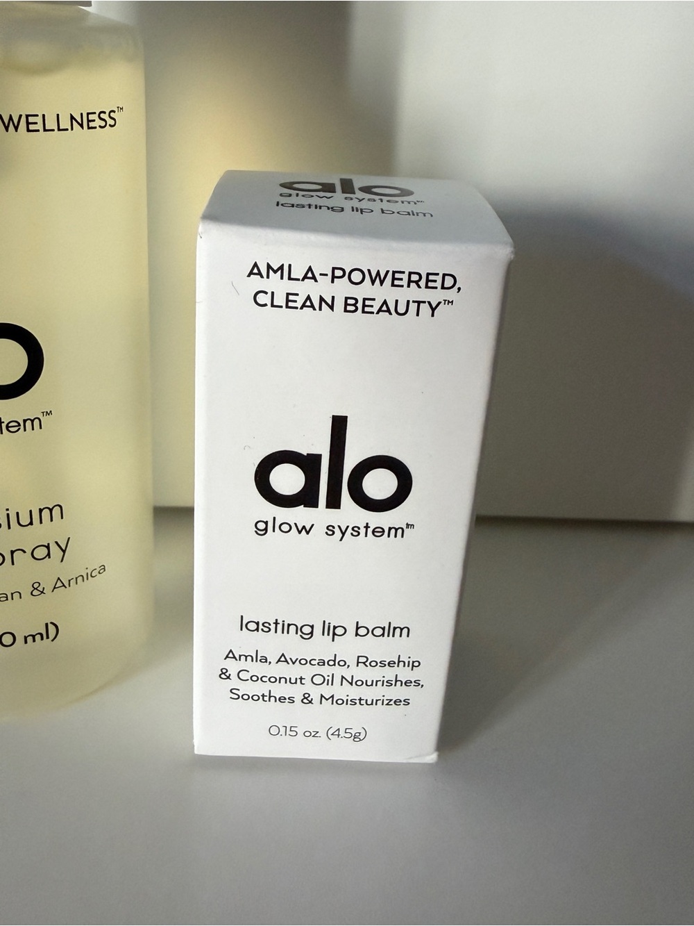 Alo Magnesium Reset Spray + Lip Balm Set Glow System New - Picture 3 of 4